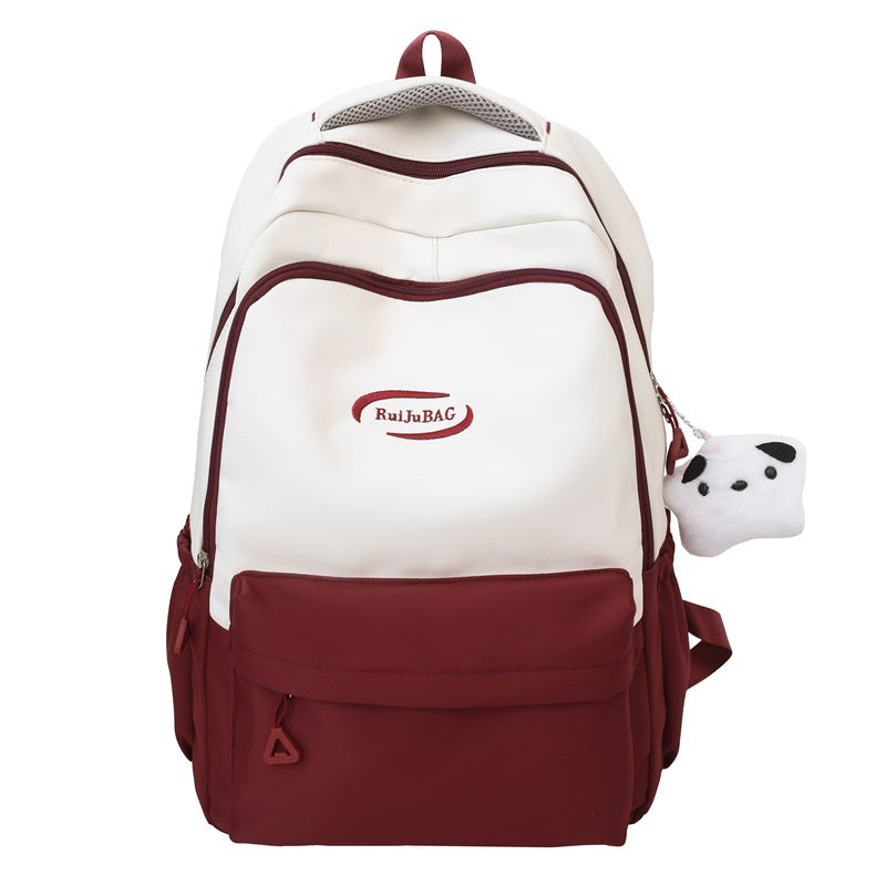 Women's & Men's Korean Preppy Style Large Capacity Portable Burden Backpacks