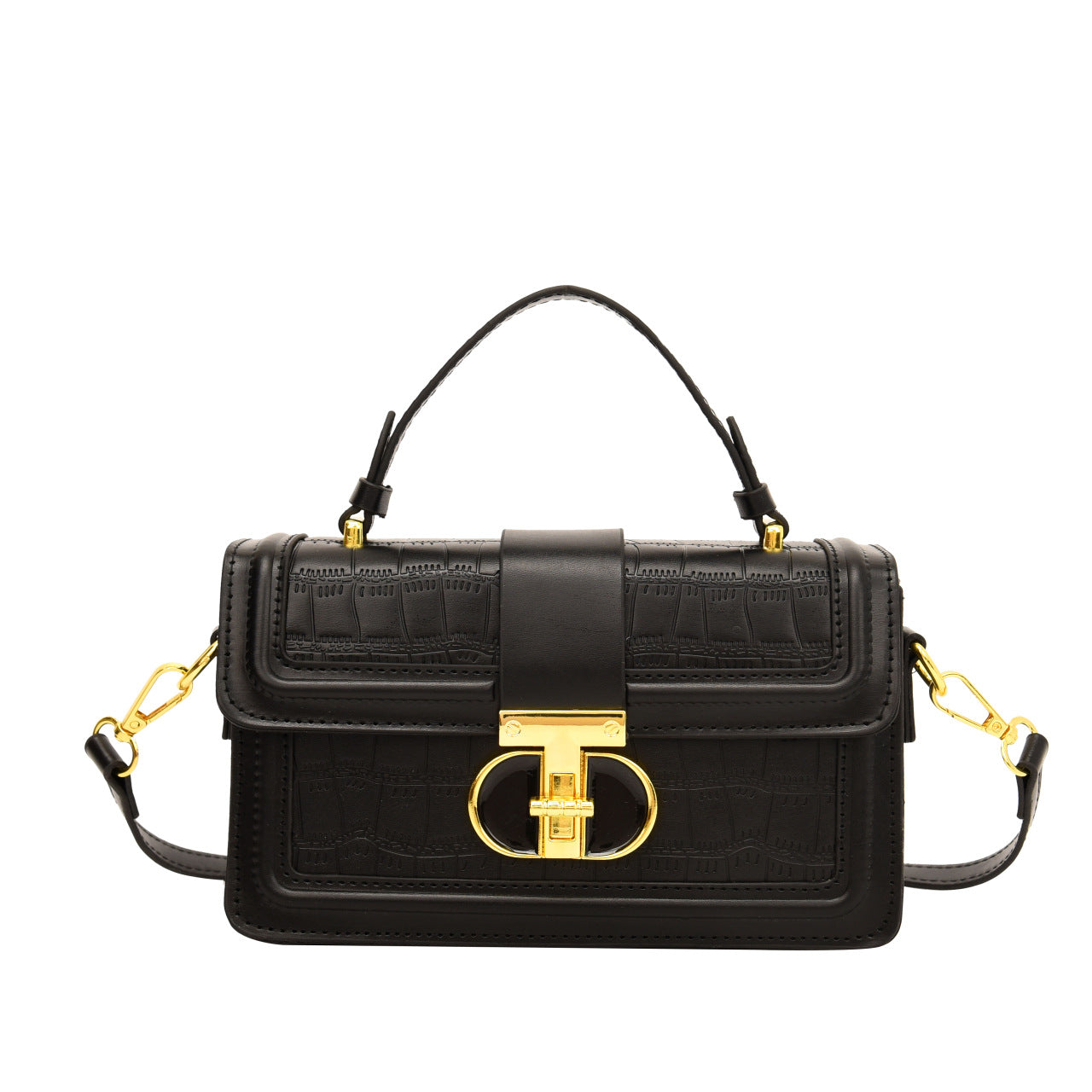 Women's Style Retro Summer Textured Personality Stone Small Square Bag