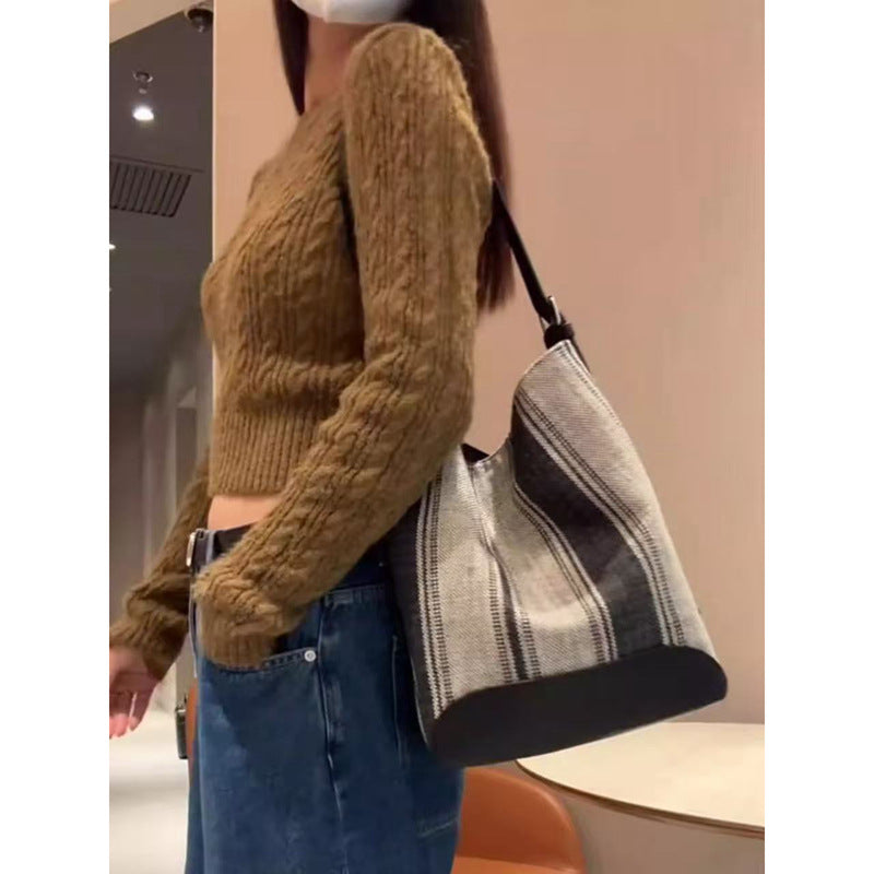 Women's Fashionable Niche High-grade Large Capacity Portable Women's Shoulder Bag