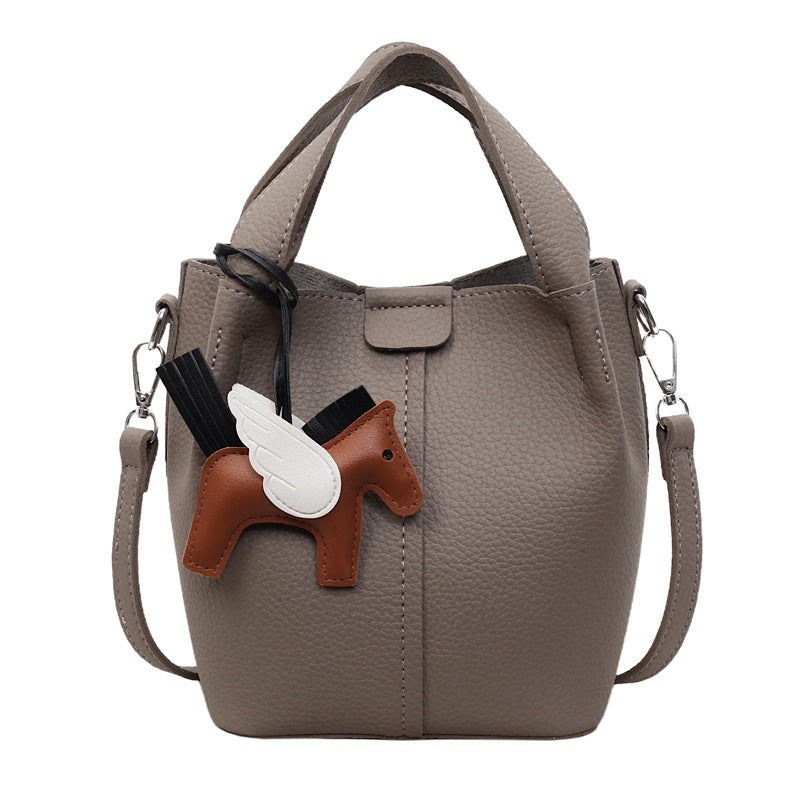 Women's French Minority Design Fashion Advanced Texture Bucket Bags