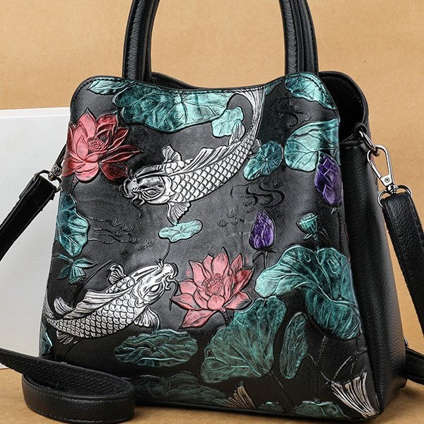Women's Mother Rich Advanced Texture Ethnic Elegant Women's Messenger Bag