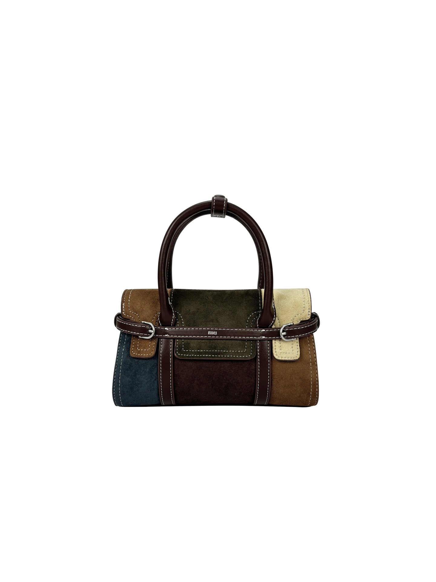 Color Matching Portable Flannel Female Minority Women's Messenger Bag