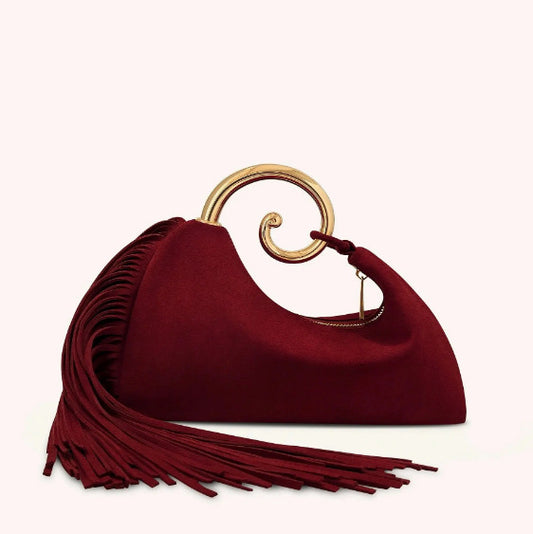 Retro Advanced Texture Fashion Elegant Tassel Bags