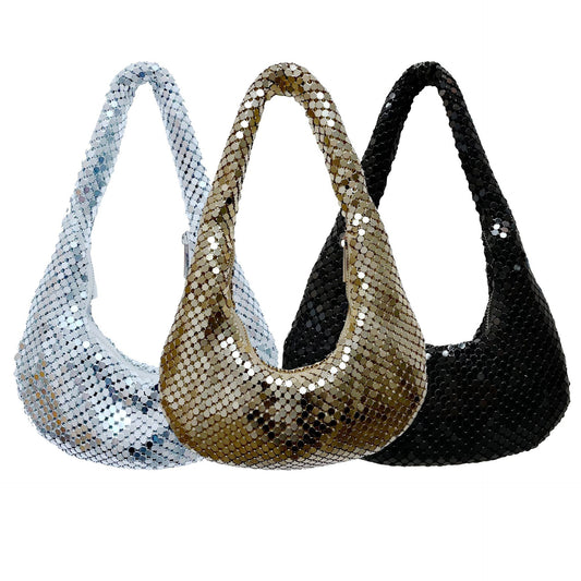 High-grade Clutch Party Aluminum Sheet Underarm Dinner Bag