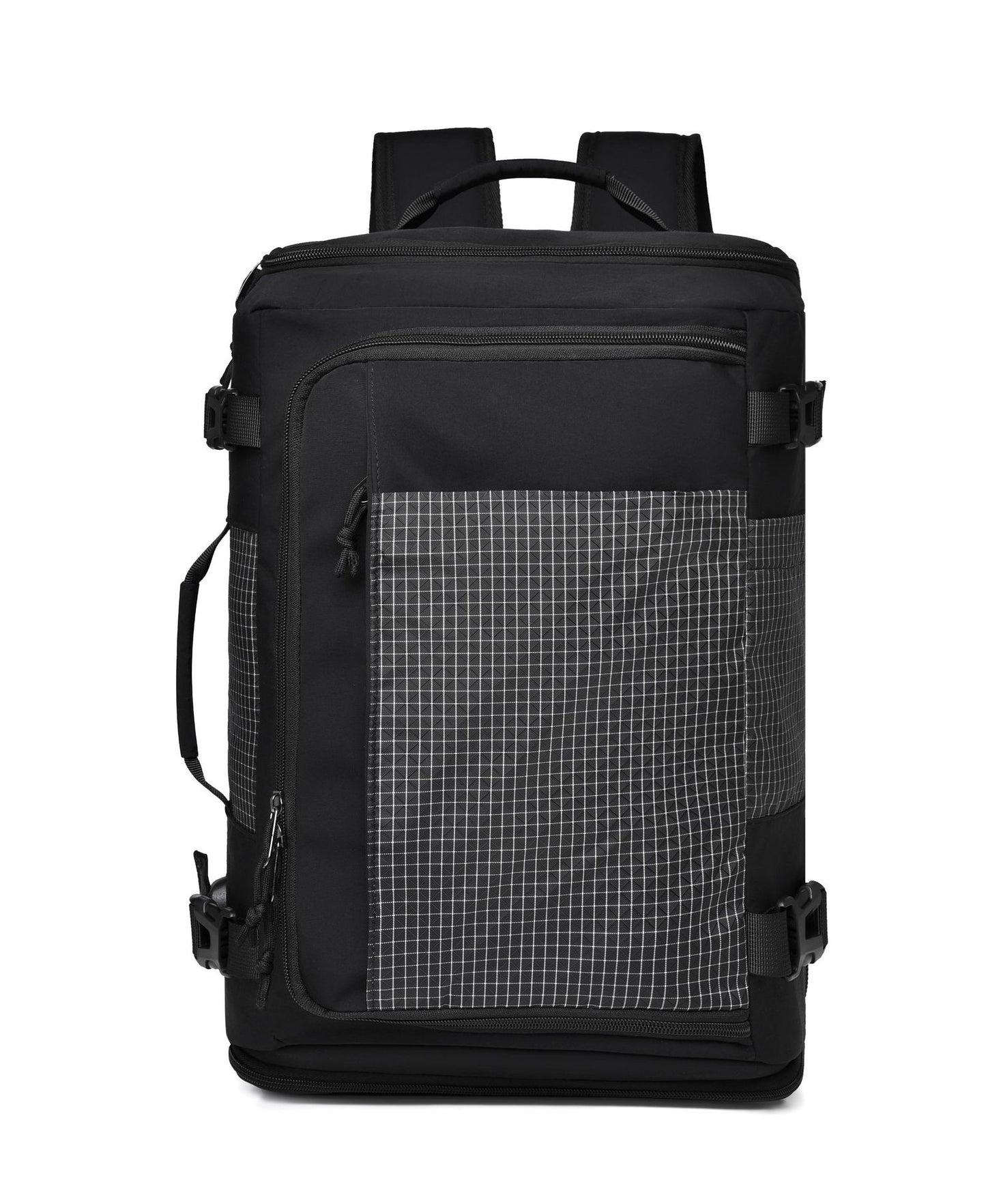 Men's Open Simple Breathable Large Capacity Independent Business Backpack