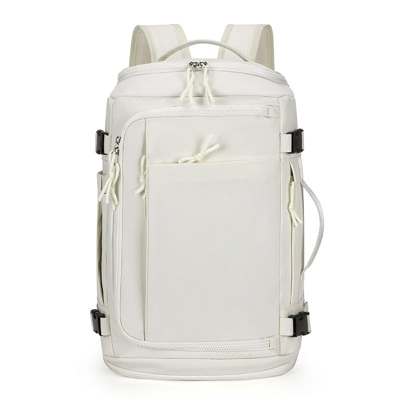 Men's Open Simple Breathable Large Capacity Independent Business Backpack