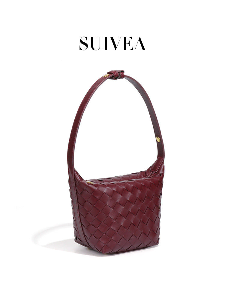Women's Woven Single Underarm Simple High Sense Women's Handbag
