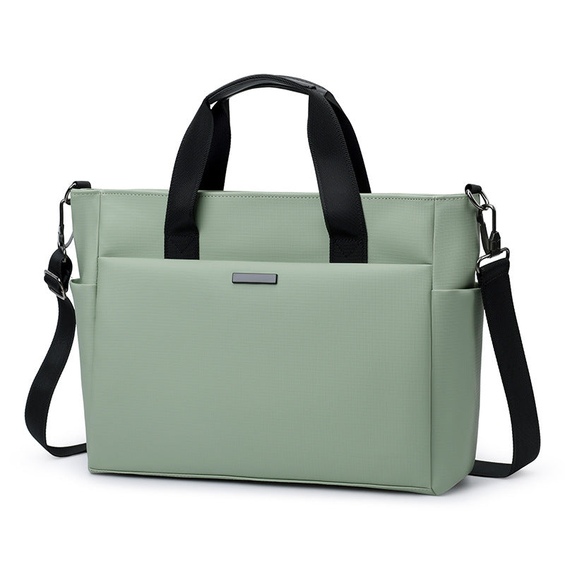 Men's Large Capacity High Sense Hand Holding Business Men's Shoulder Bag