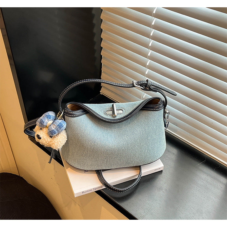 Women's Retro Minority Textured Carrying Suede Simple Women's Messenger Bag