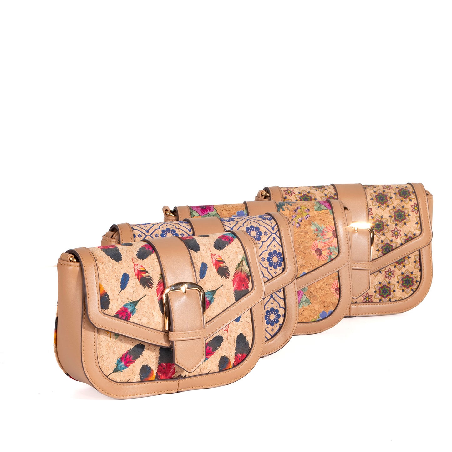 Women's Outside Ethnic Style Cork Bark Fashion Environmentally Women's Shoulder Bag