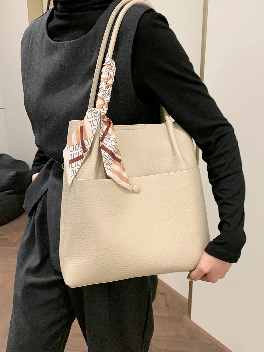Women's Large Capacity High-grade Simple Fashion Trendy Tote Bag