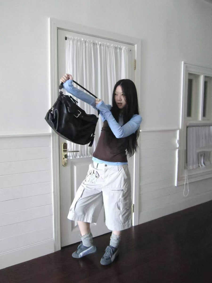 Korean Type Ancient Early Distressed Soft Antique Bags