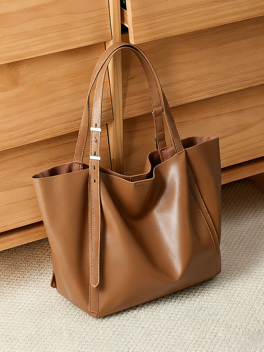 Women's Genuine Large Capacity Fashion Retro Korean Style Trendy Bags
