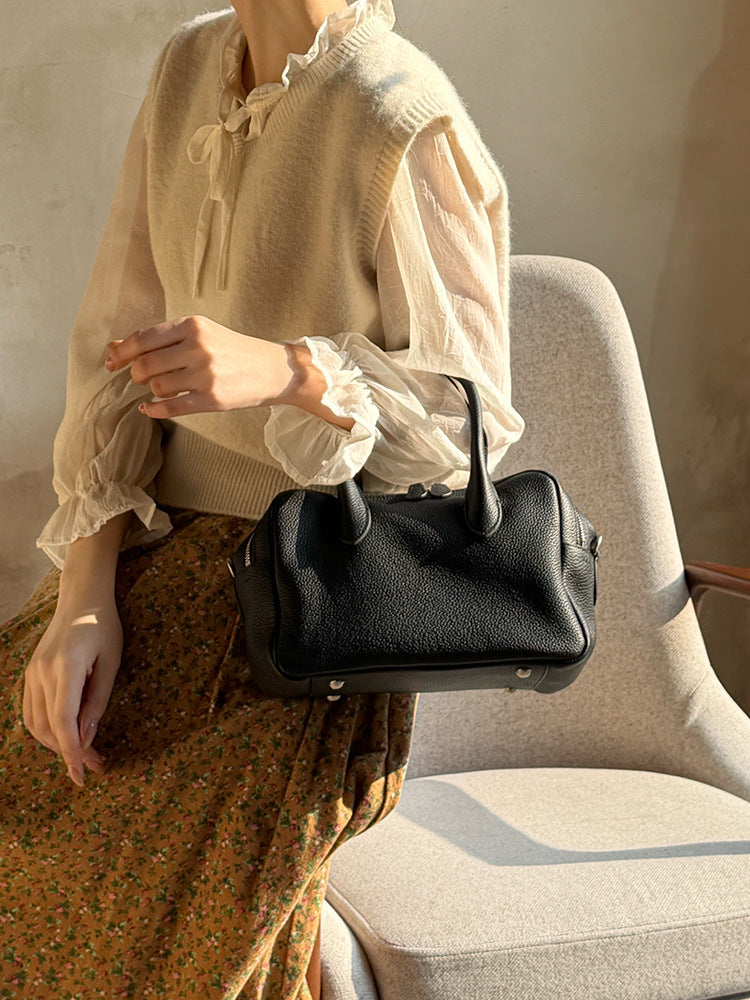 Women's Toast Genuine Leather First Layer Cowhide Women's Messenger Bag