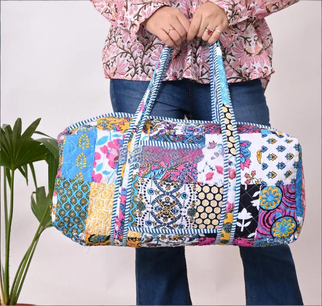 Large Capacity Trendy Quilting Embroidery Creative Homemade Bags