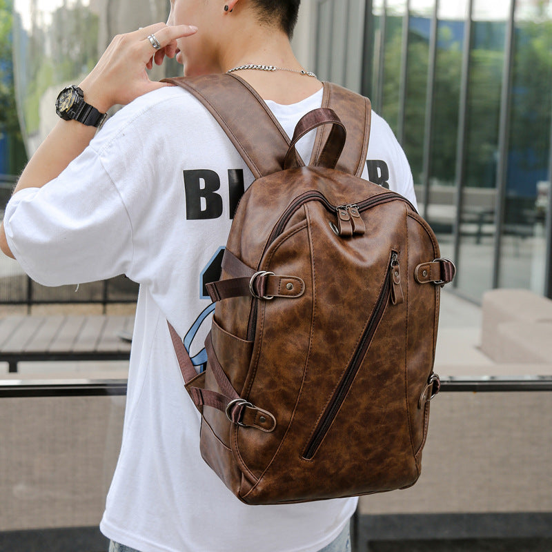 Men's Autumn Fashion Large Capacity Trendy Leisure Universal Backpack
