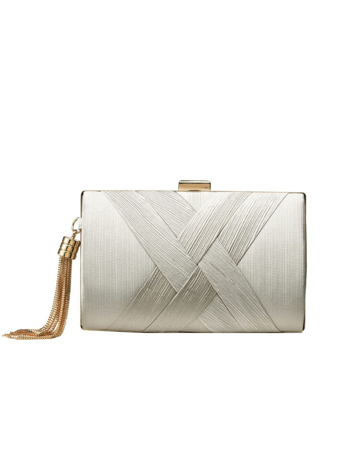 Unique Women's Fashion Woven Clutch Box Dinner Bag