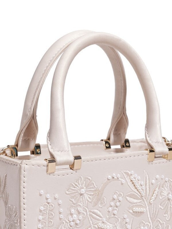 Embroidered Fashion Silk Satin Textured Cheongsam Banquet Clutch Shoulder Bags