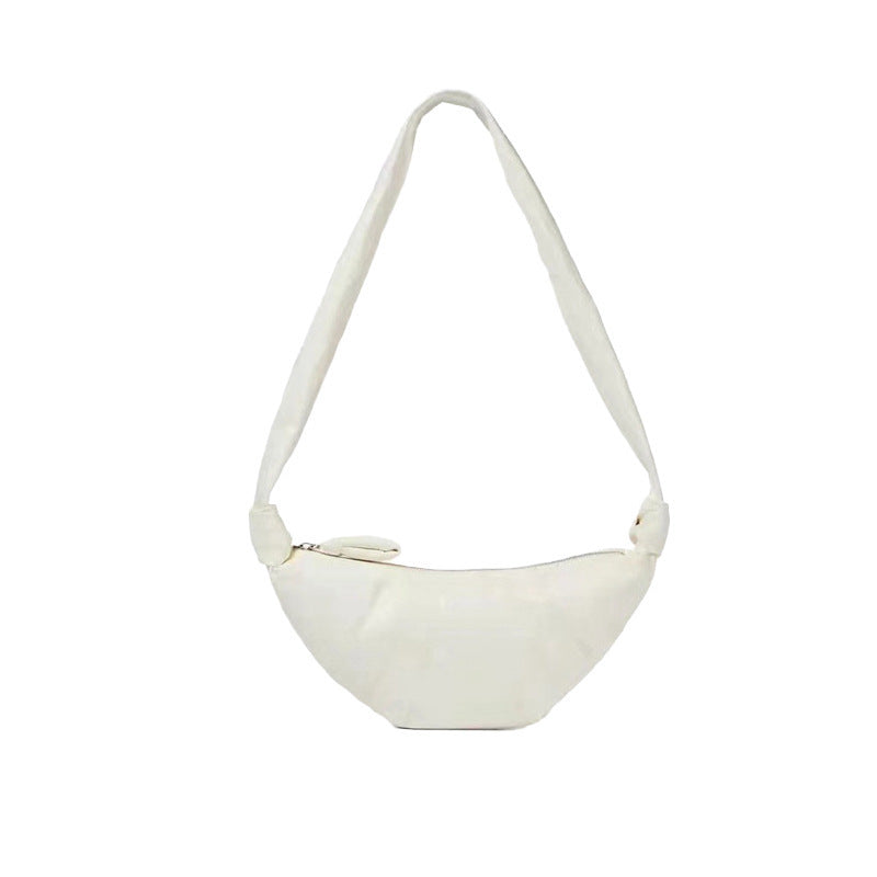Neutral Croissant Kosong Idle Style Niche Bags
