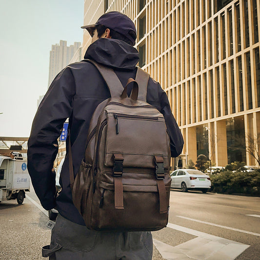 Men's Business Computer Fashion Large Capacity Leisure Backpack