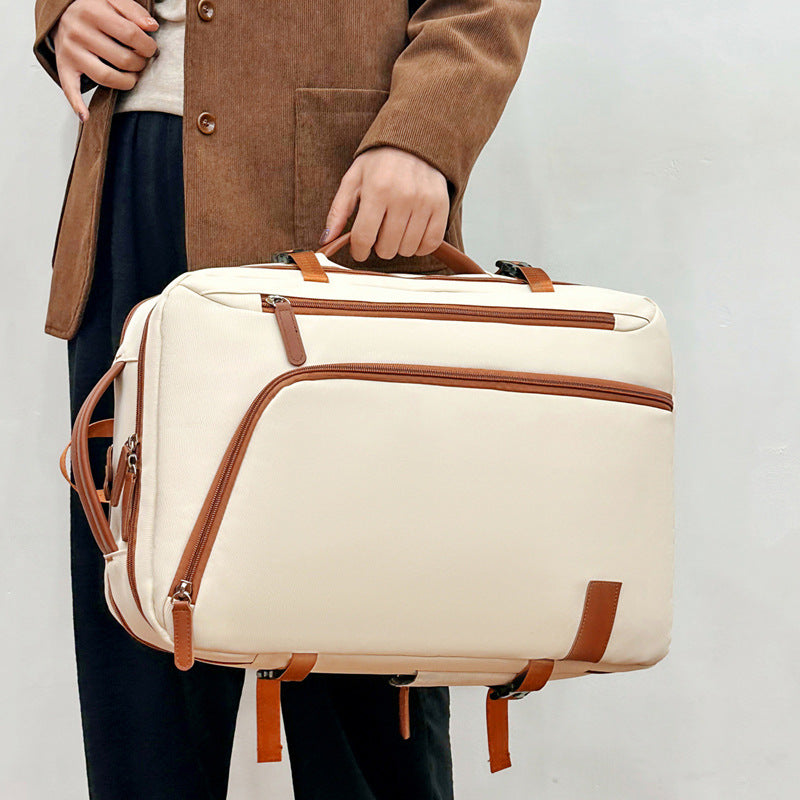 Fashion Elegant Scalable Leisure Contrast Color Backpacks