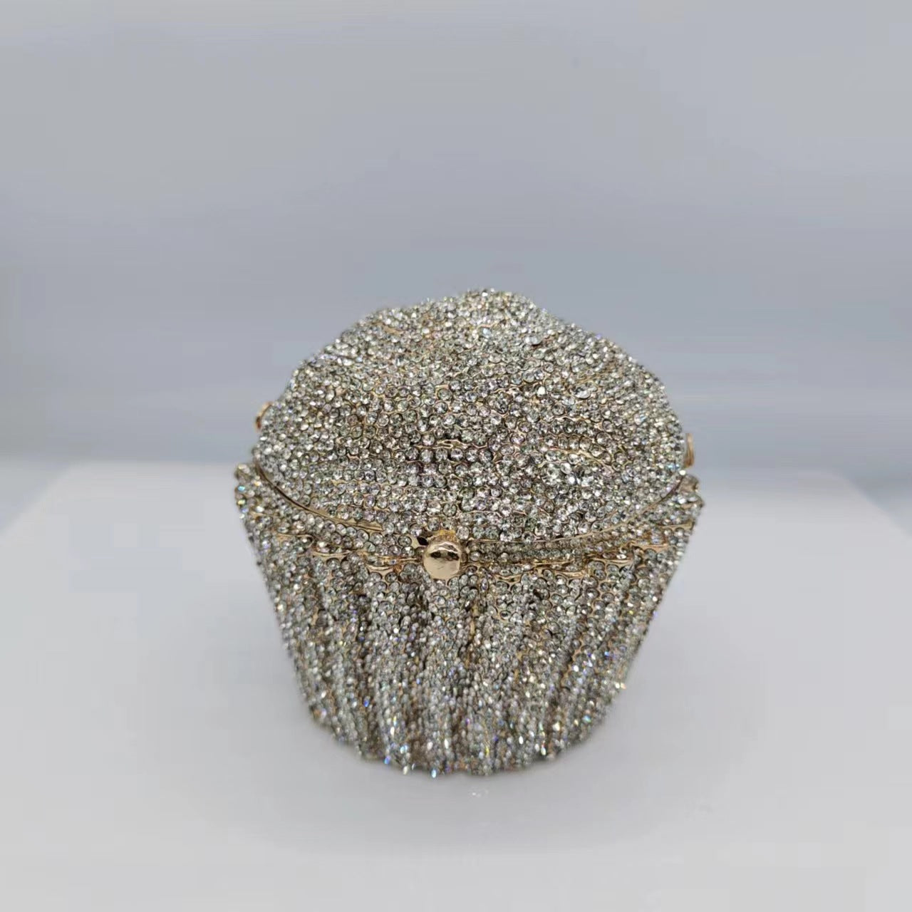 Women's Cake Ice Cream Full Diamond Metal Banquet Bags