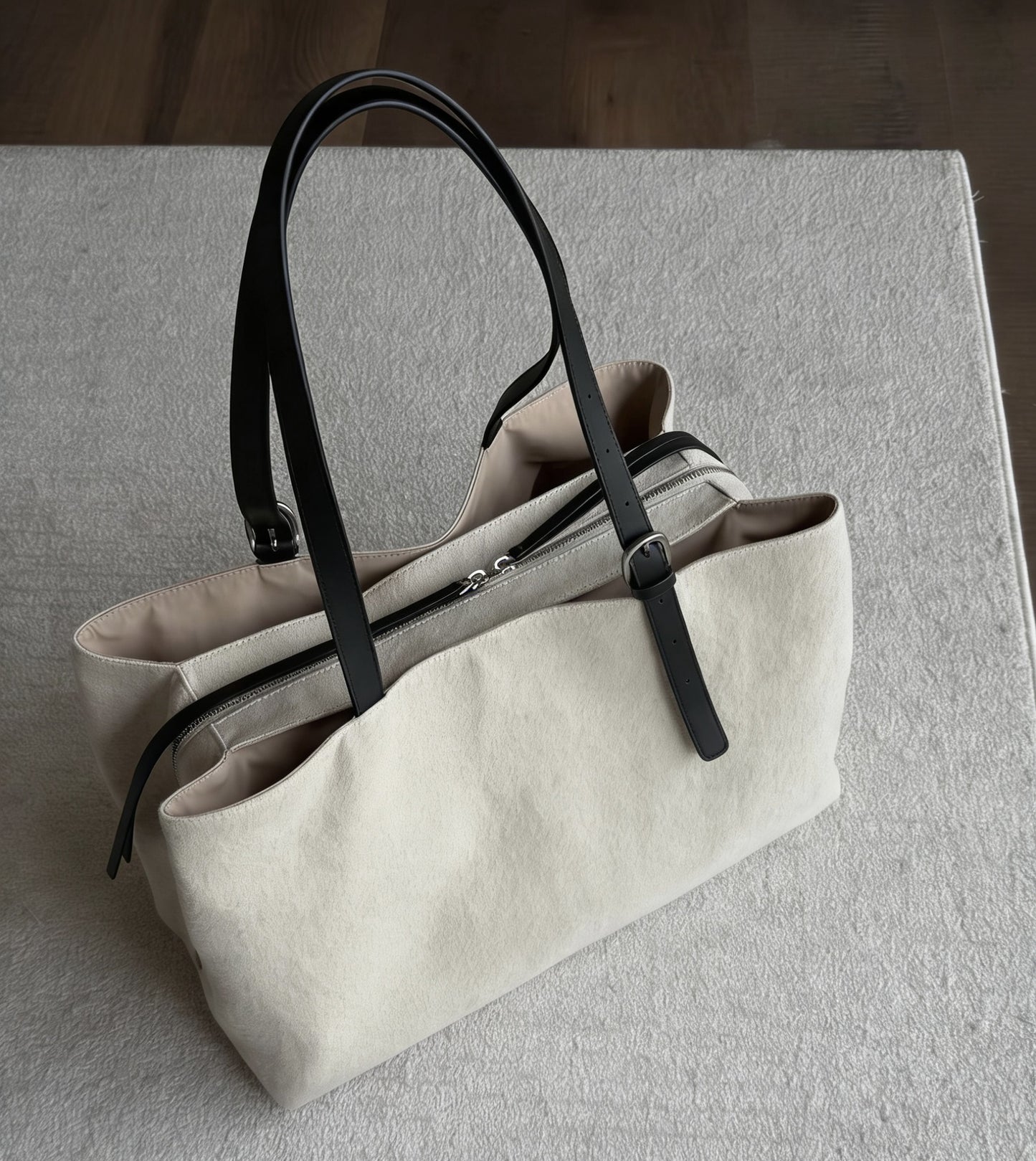 Style Commuter Large Capacity Cotton Linen Minority Women's Shoulder Bag