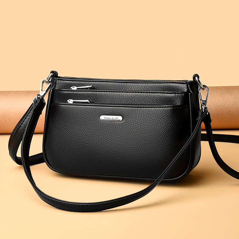 Glamorous Women's Fashion Soft Leather Mother Women's Shoulder Bag