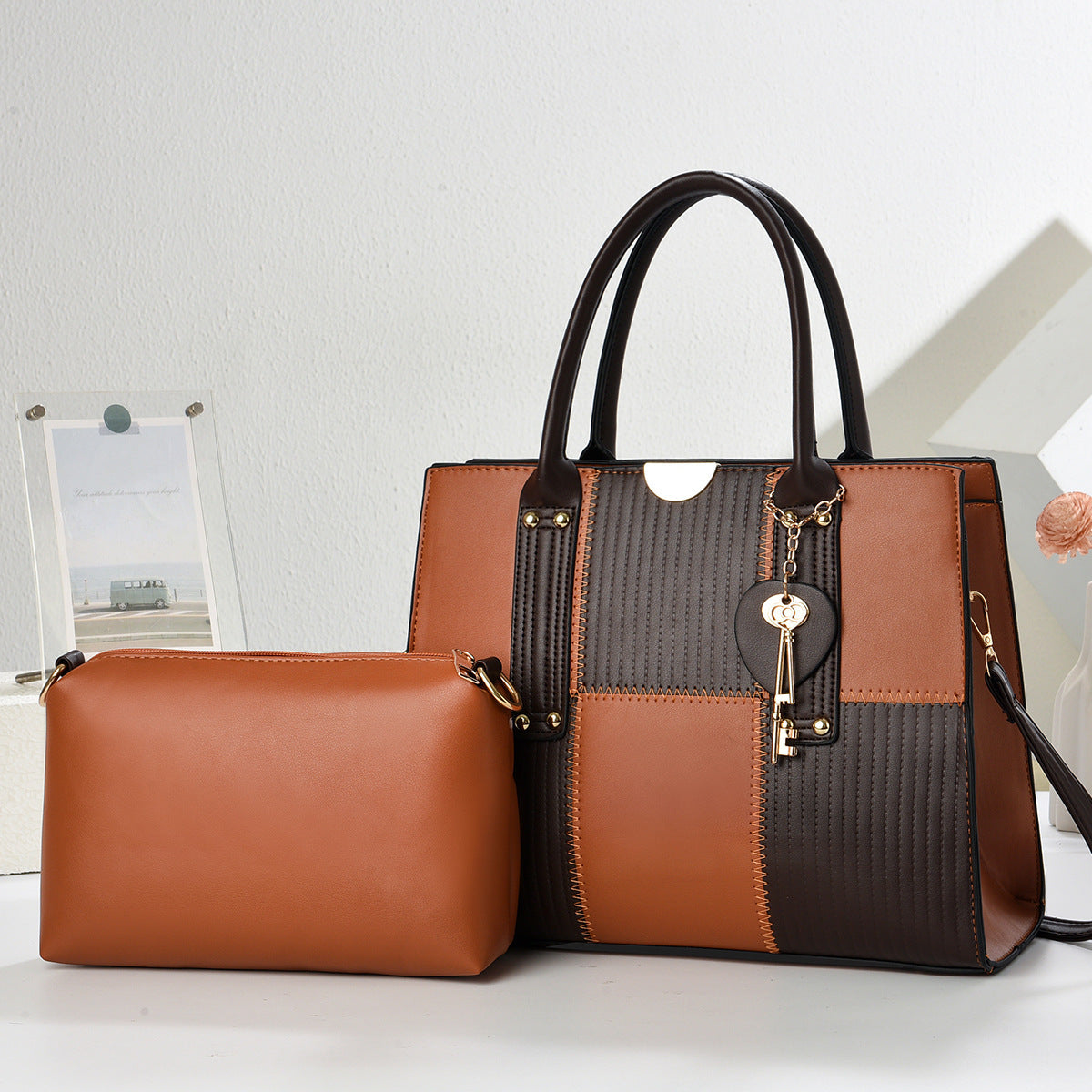 Women's Fashion Large Capacity Combination High-grade Embroidery Women's Handbag