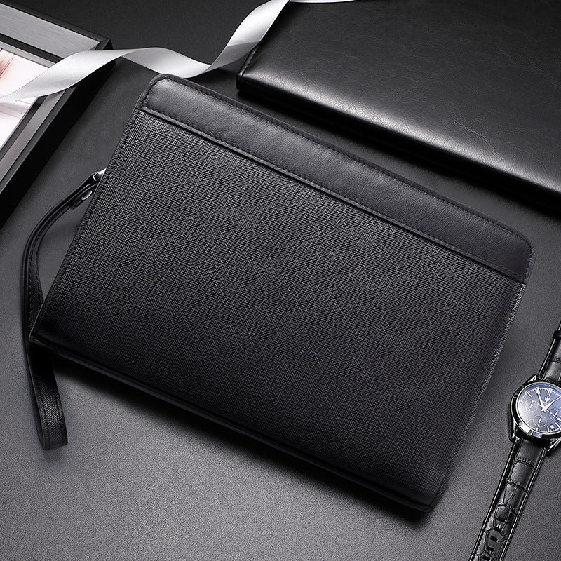 Men's Leather Password High-grade Business Large Capacity Men's Clutch