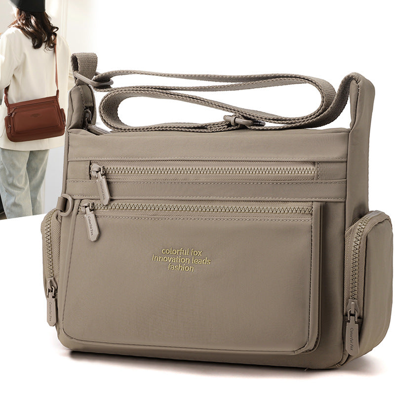 Popular Women's Large Capacity Waterproof Nylon Shoulder Bags