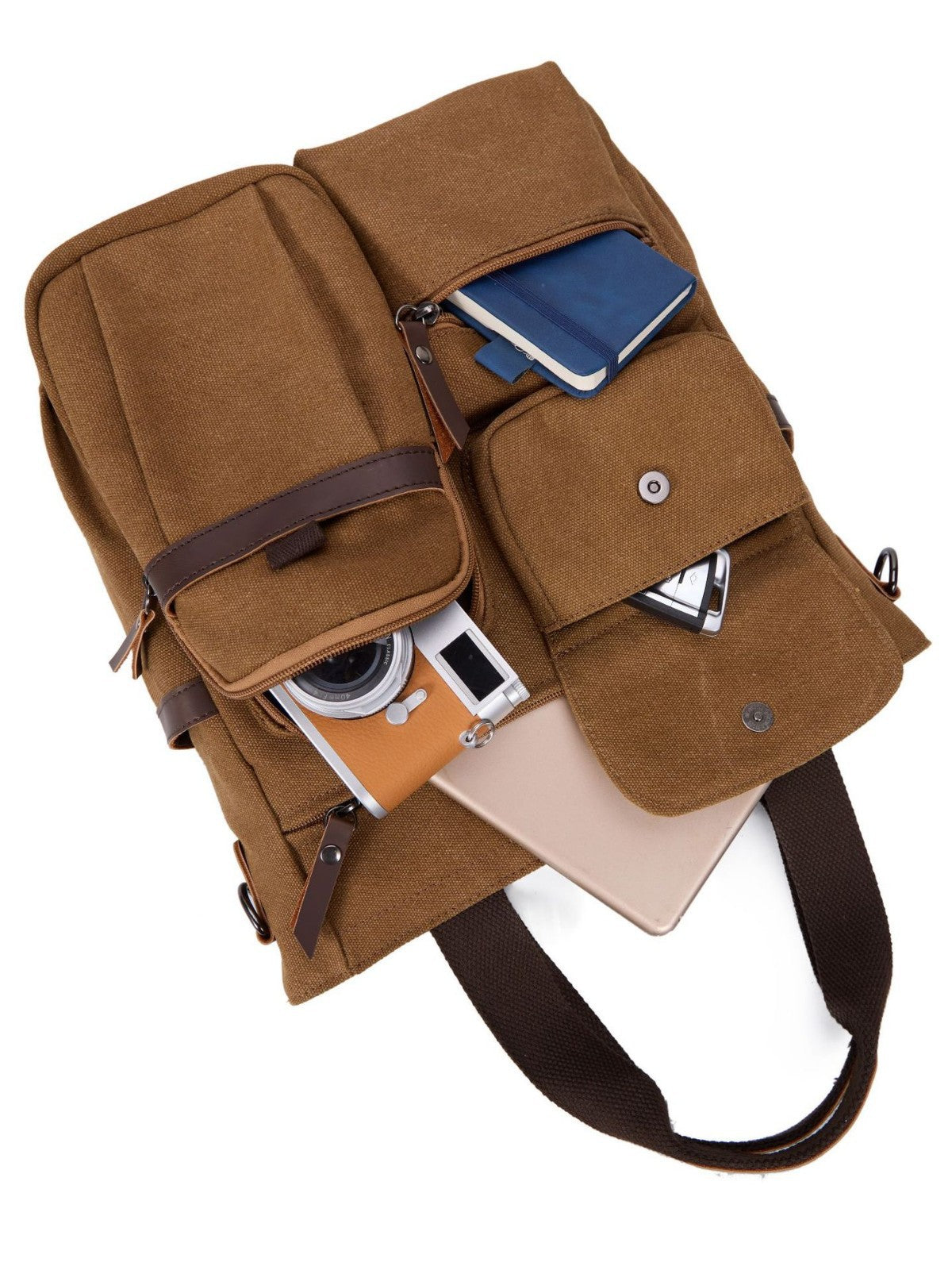 Slouchy Classy Men's Canvas Large Capacity Men's Shoulder Bag