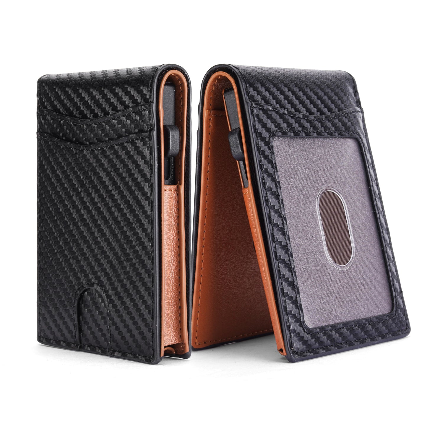 Men's Gold Clip Carbon Fiber Minimalist Front Men's Wallet