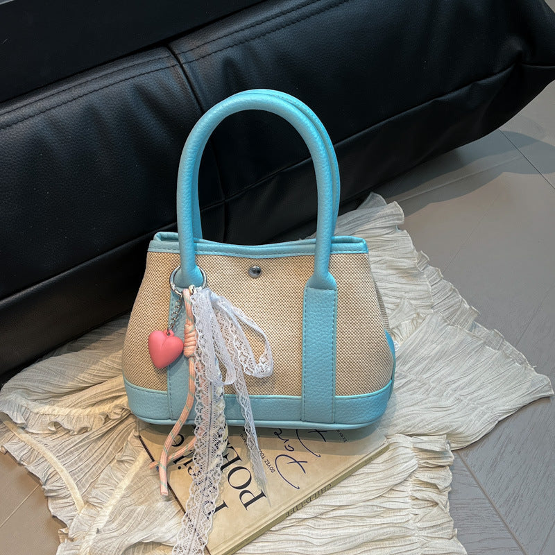 Women's Super Popular Niche Contrast Color Fashion Handbags
