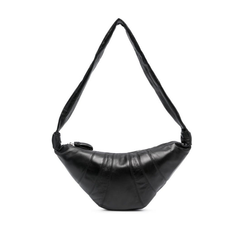 Premium Lambskin Croissant Development Ode Idle Bags