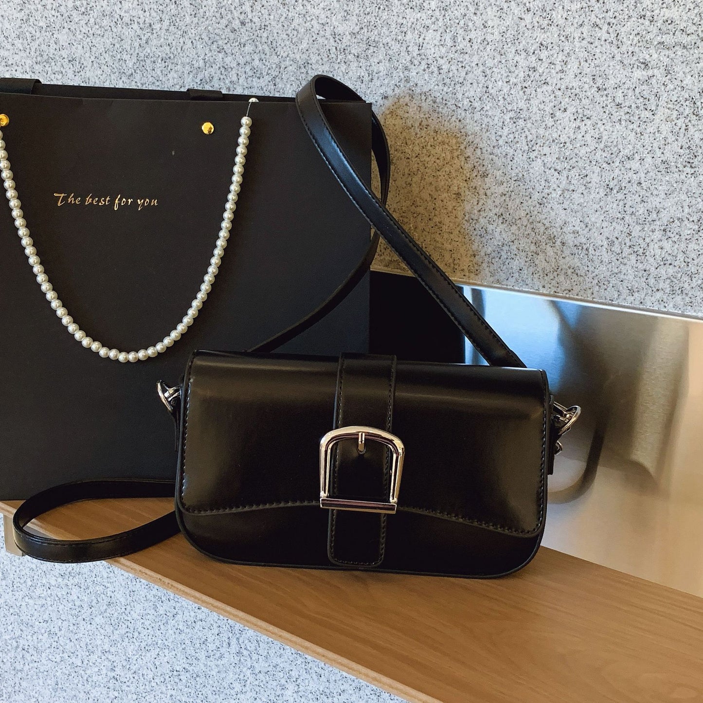 Women's Simple Retro Trendy Western Style For Small Square Bags