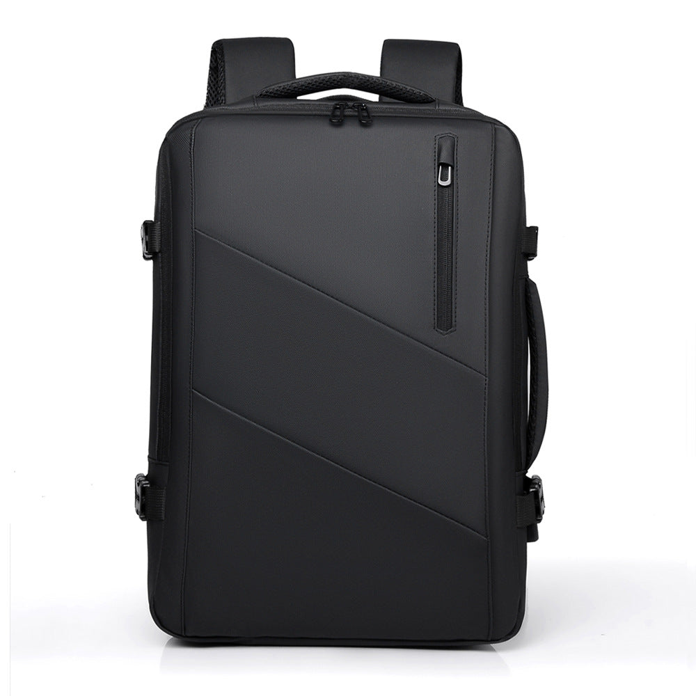 Men's Large Capacity Waterproof Scalable Computer Business Backpack