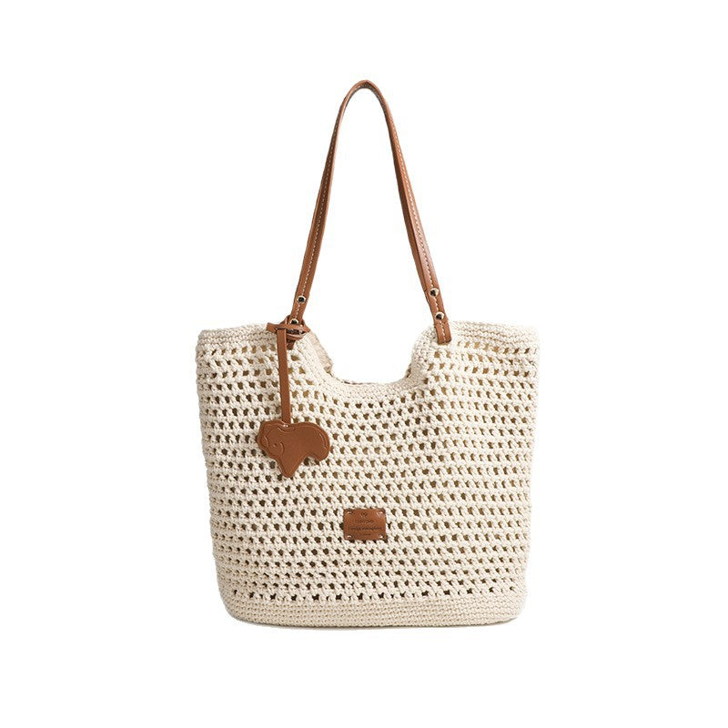 Women's Summer Woven Beach Holiday Large Capacity Tote Bags