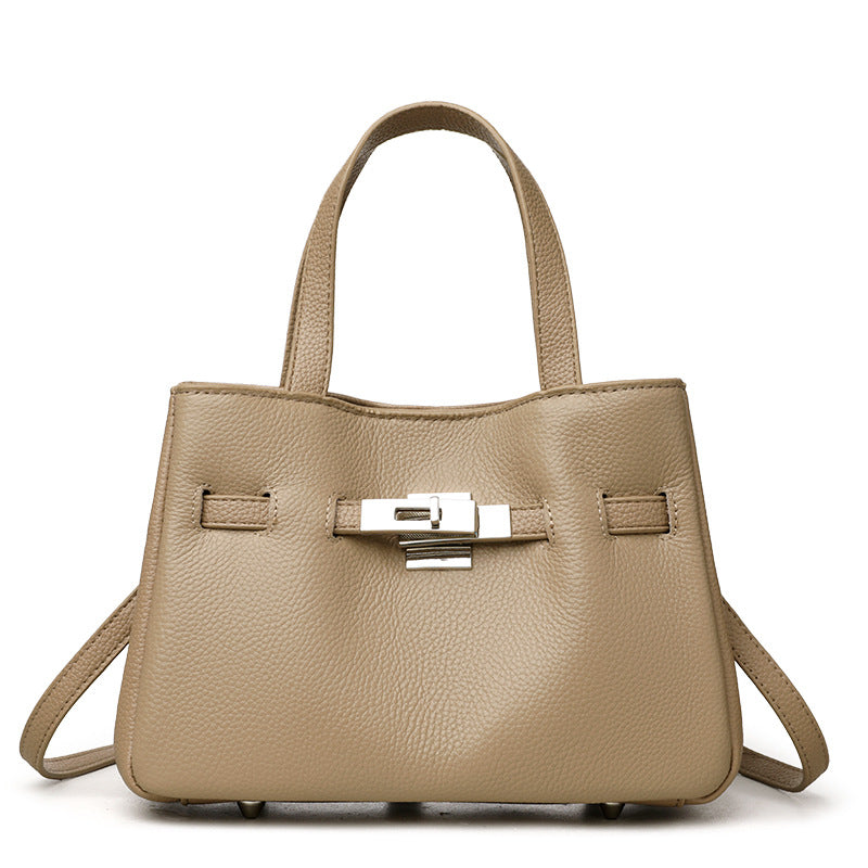Women's Genuine Leather Minority Fashion First Layer Handbags
