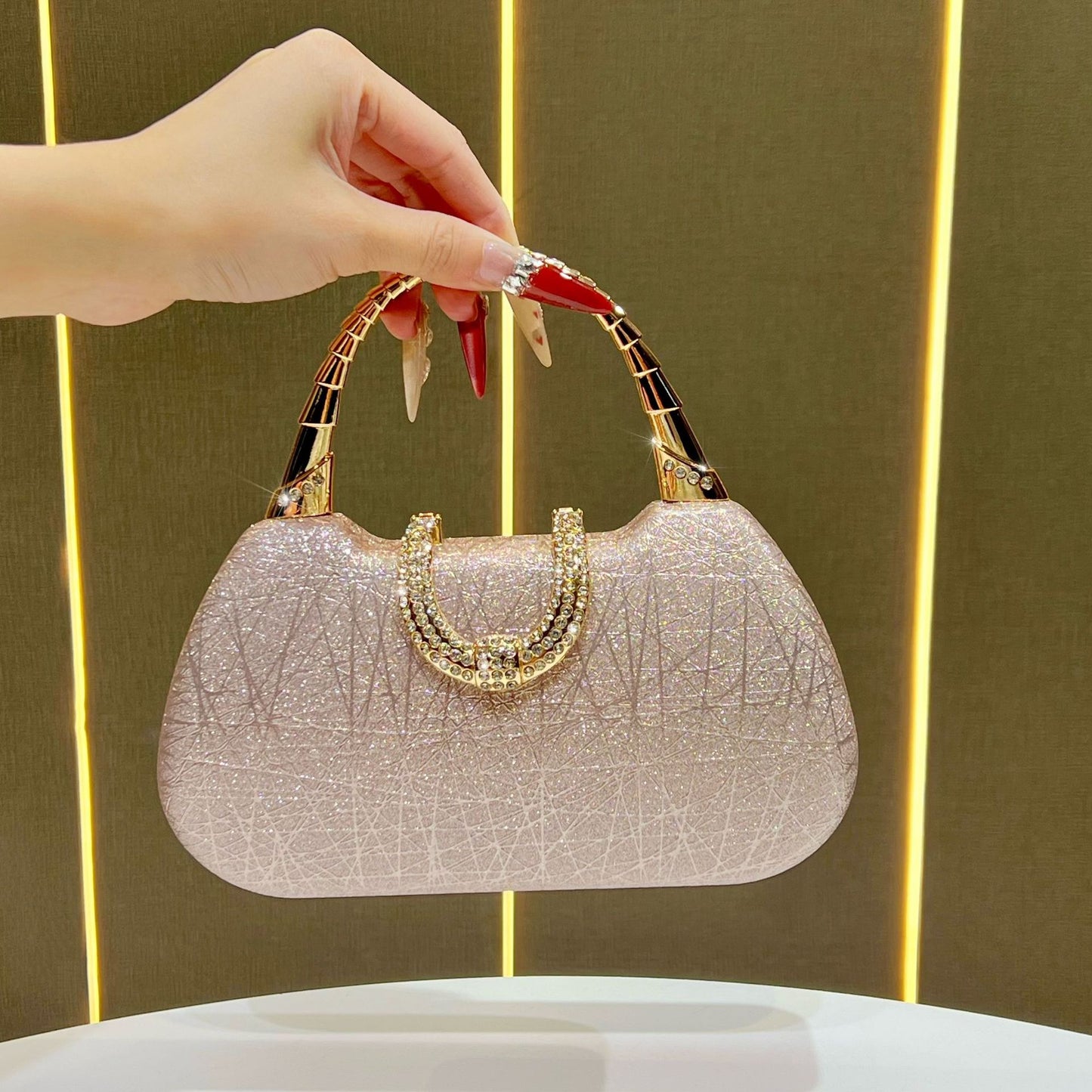 Women's Cheongsam Hand Fashion Wedding Banquet Dinner Bag