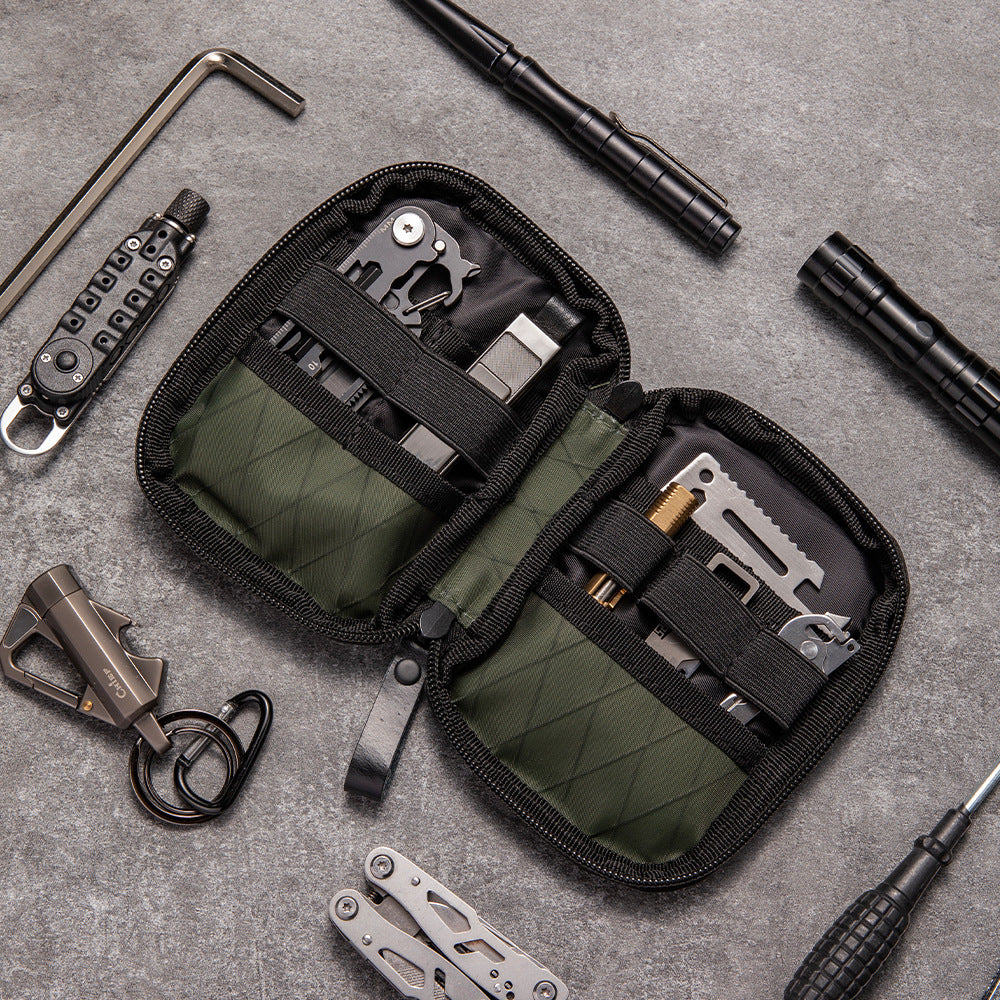 Waterproof Fabric Multifunctional Tool Storage Large Outdoor Camouflage, Military Fan Bag