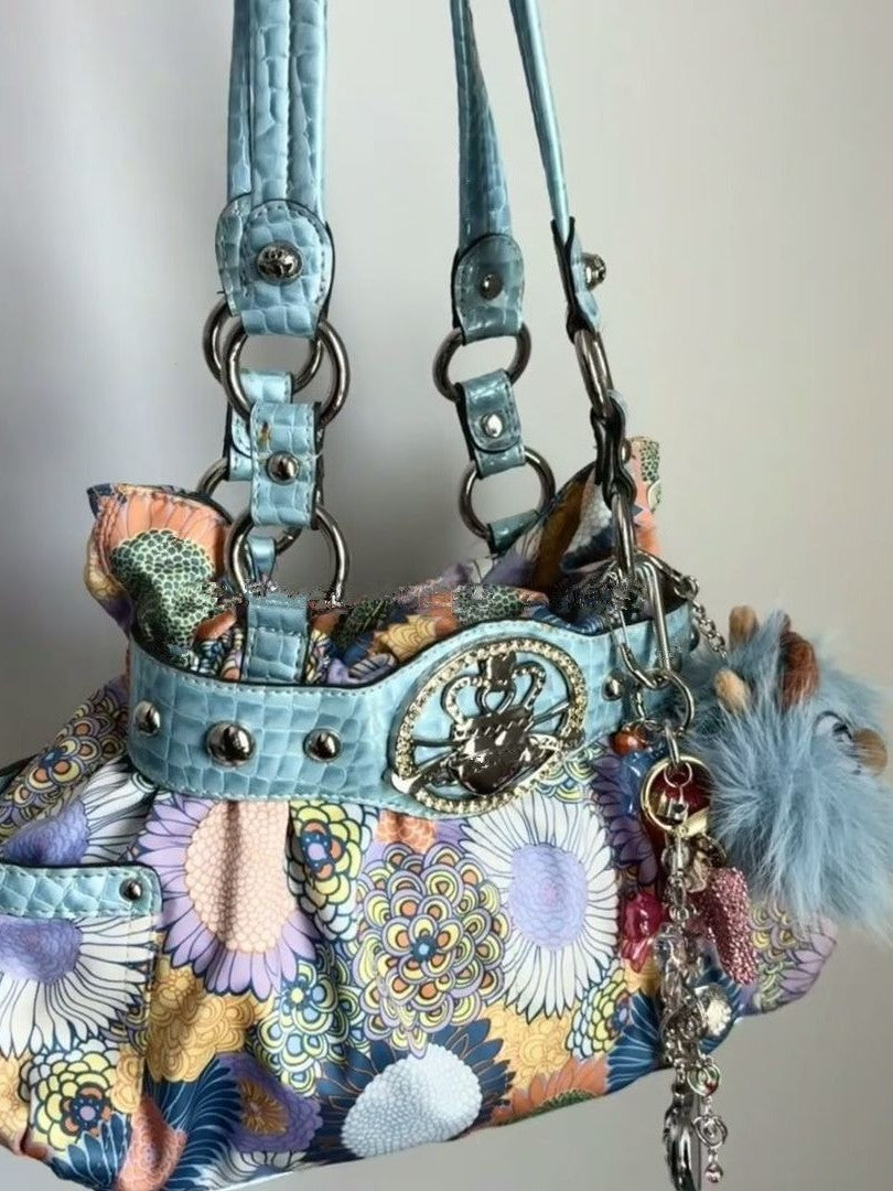 Women's Retro Hot Portable Underarm Niche Asian Culture Women's Handbag