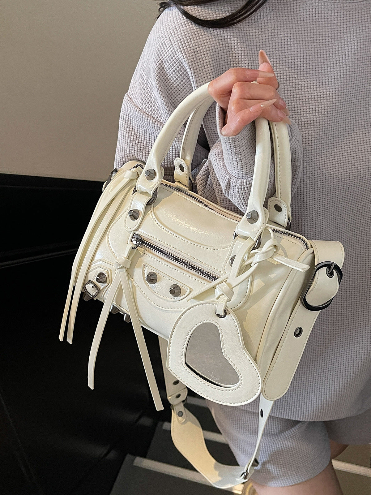 Women's High-grade Best Selling Motorcycle Popular Hand Holding Bags