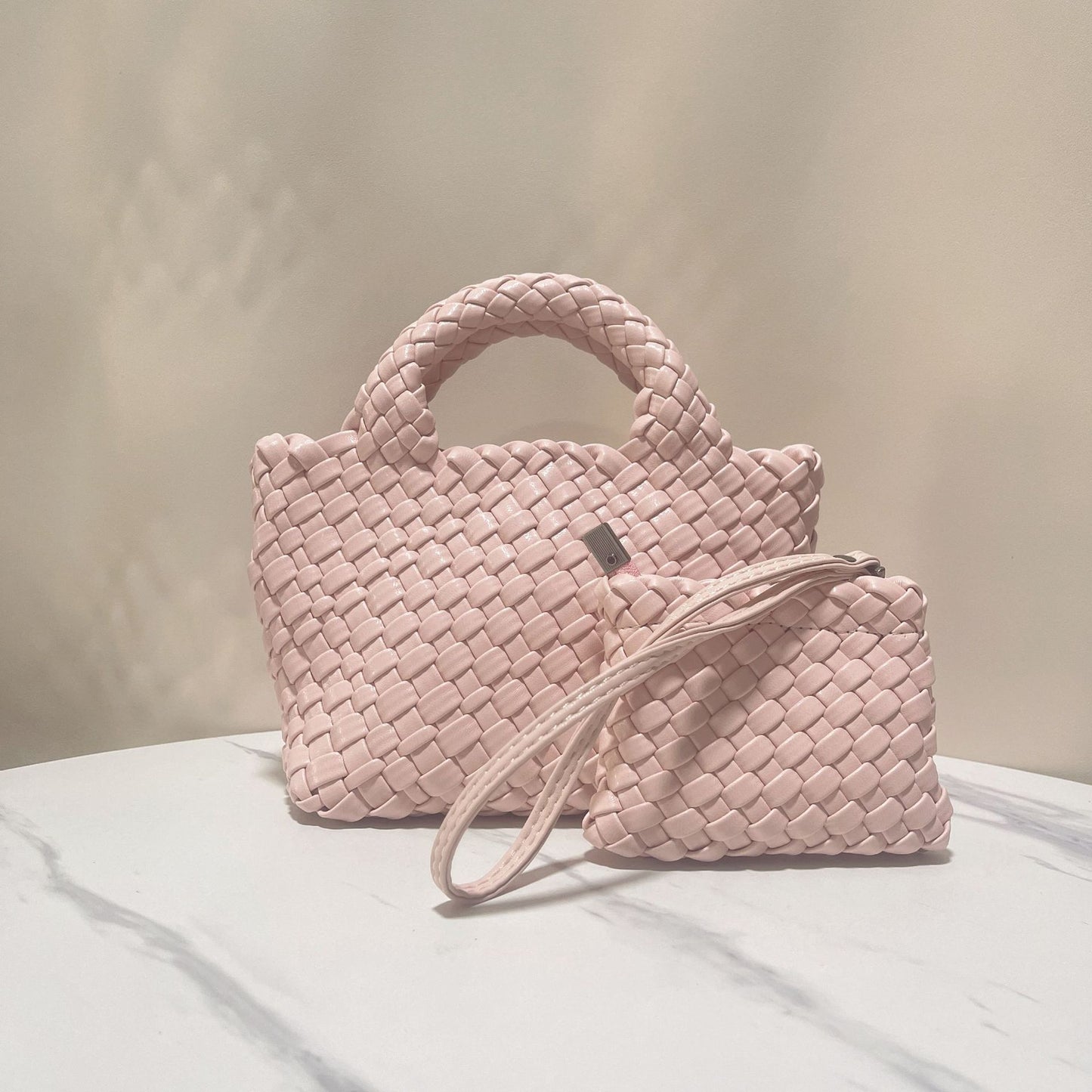 Women's Trendy Chain Mother Hand-woven Vegetable Basket Women's Handbag