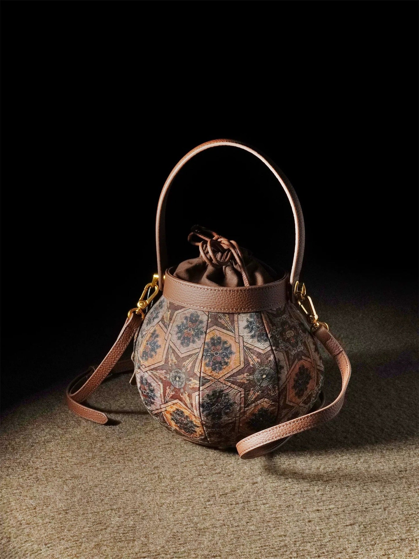 Goods Yarn Silk National Style Lantern Chinese Women's Messenger Bag