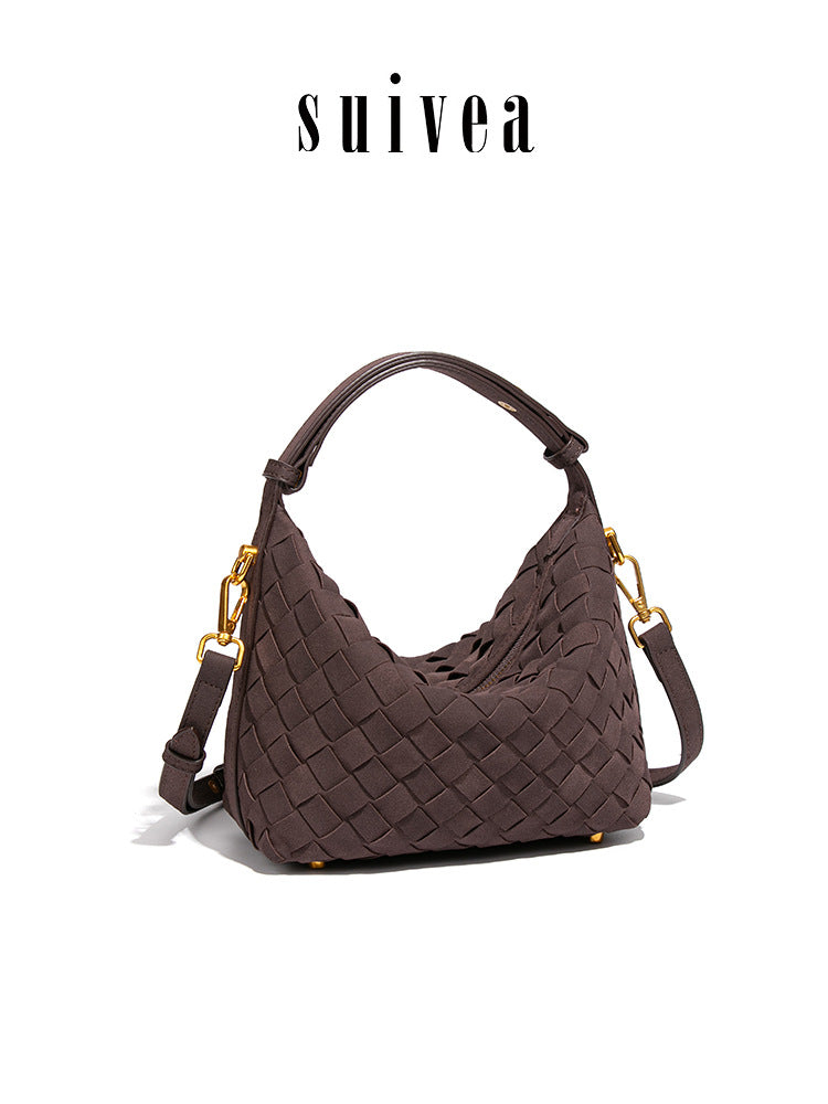 Woven Simple Hand Lunch Box Design Women's Handbag