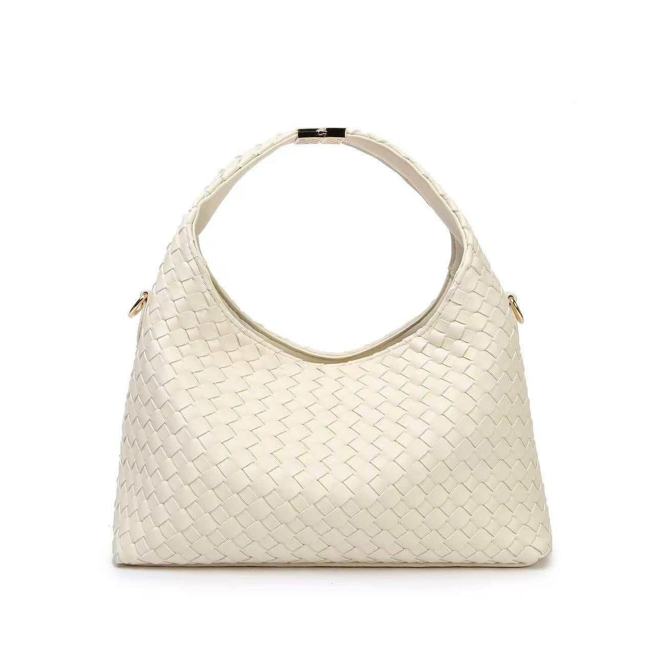 Hand-woven Design Large Capacity Commuting Fashion Handbags
