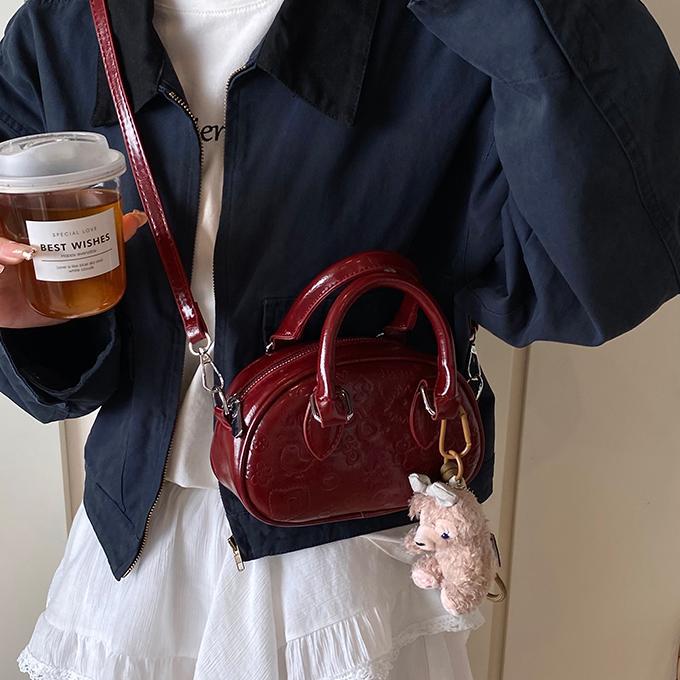 Women's Niche Western Style Fashion Bowling Advanced Women's Messenger Bag
