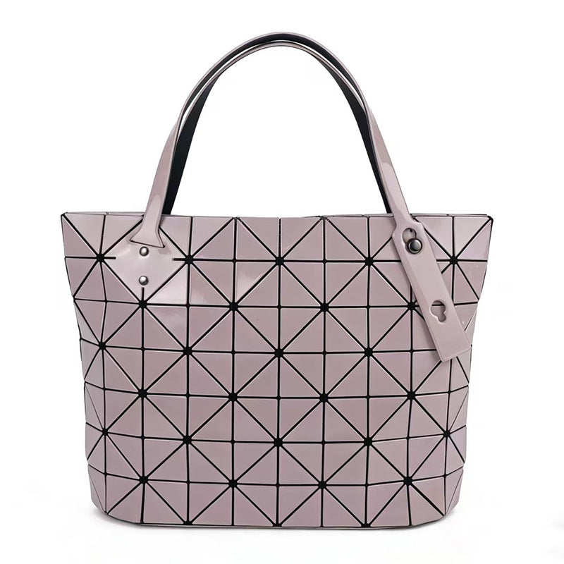 Fashion Geometry Pattern Large Capacity Commuter Women's Shoulder Bag