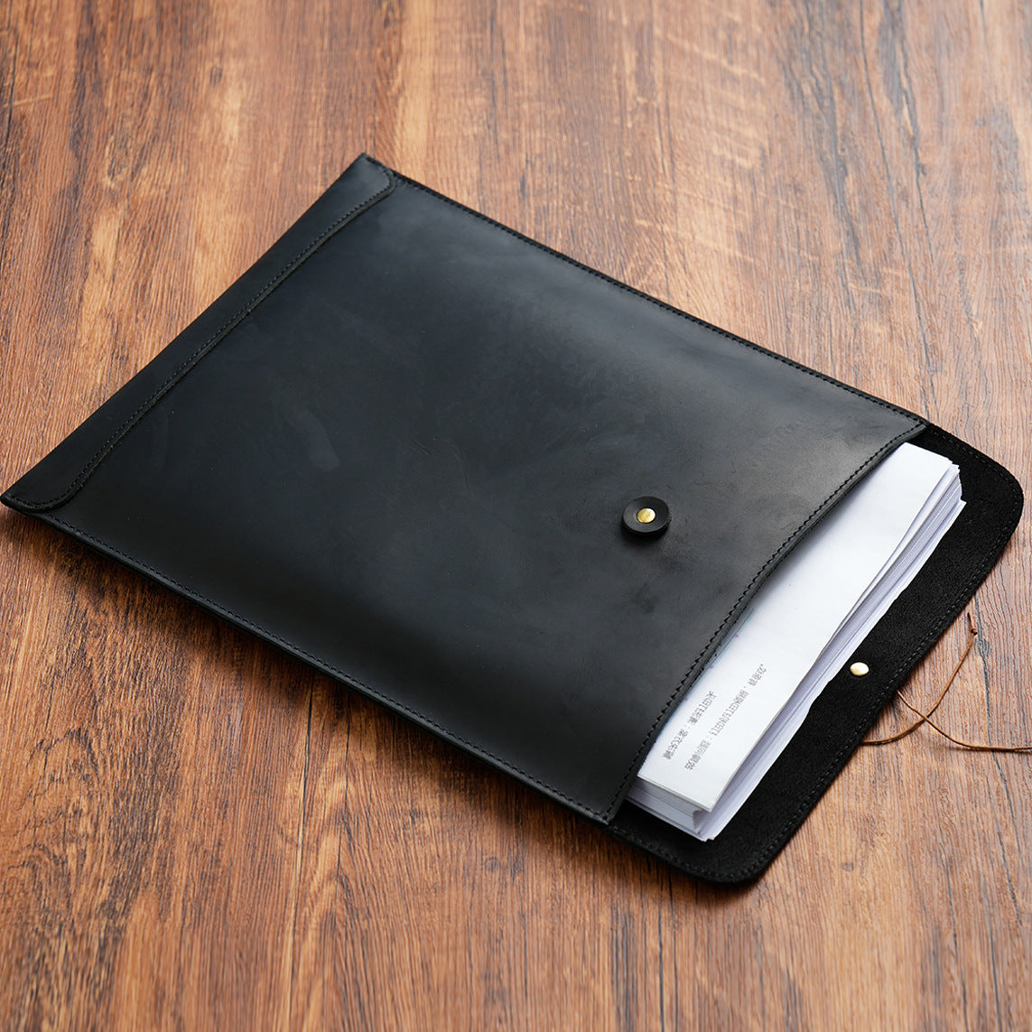 Paper File Packet Data Bill Test Storage Portable Large Men's Briefcase